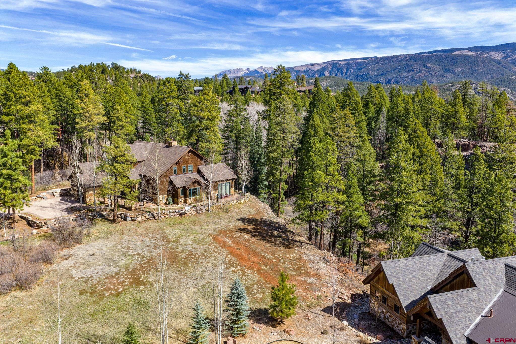 211 Cliffs Edge Drive Durango, CO 81301 - Photo 9 of 24 a view of a yard with an outdoor space