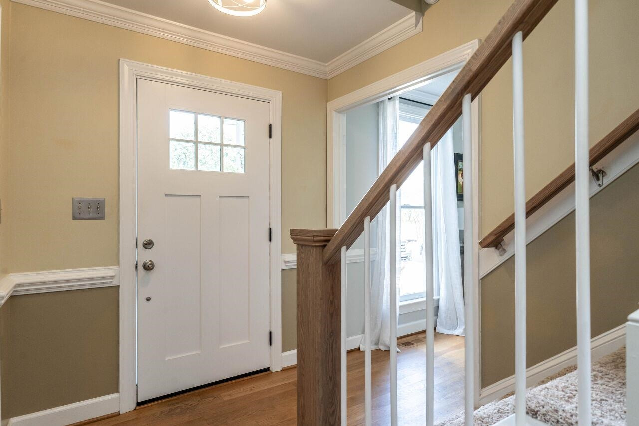 5924 Clearsprings Drive Wake Forest, NC 27587 - Photo 3 of 37 a view of an entryway with staircase