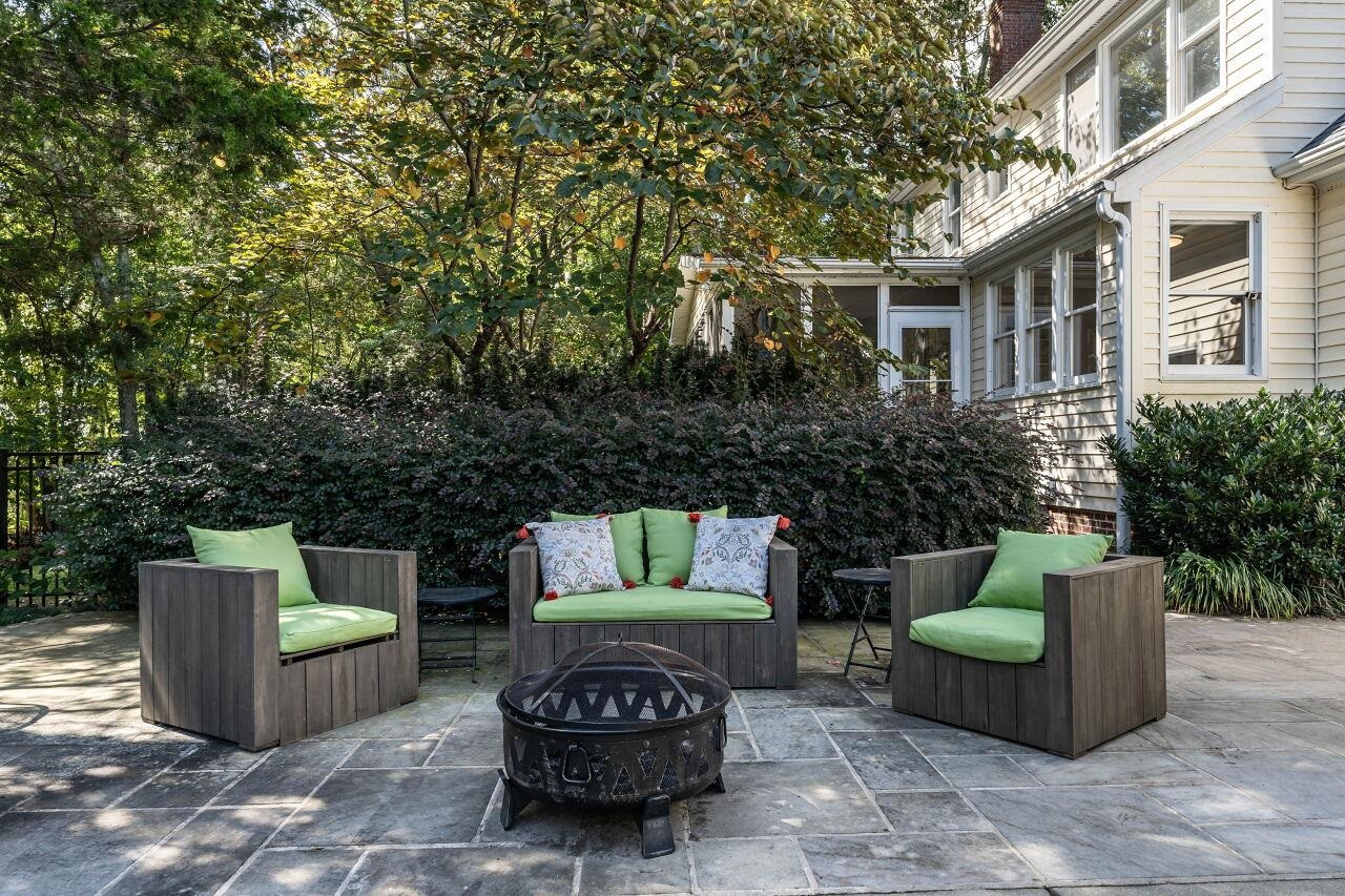 5924 Clearsprings Drive Wake Forest, NC 27587 - Photo 36 of 37 a view of a patio with couches and a potted plant