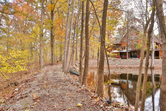 a view of outdoor space with seating