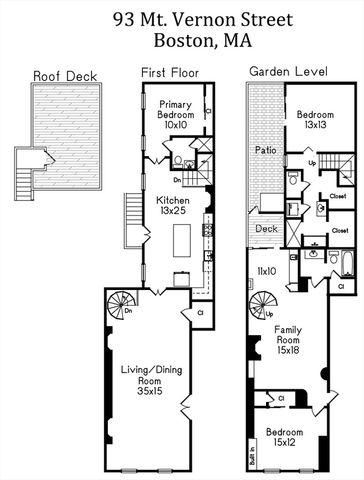 $2,600,000 | 93 Mt Vernon Street, Unit 1, Boston, MA 02108