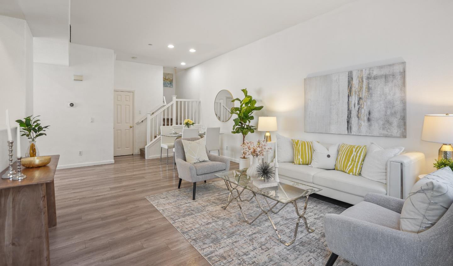 894 Fascination Place Milpitas, CA 95035 - Photo 5 of 30 a living room with furniture and a potted plant
