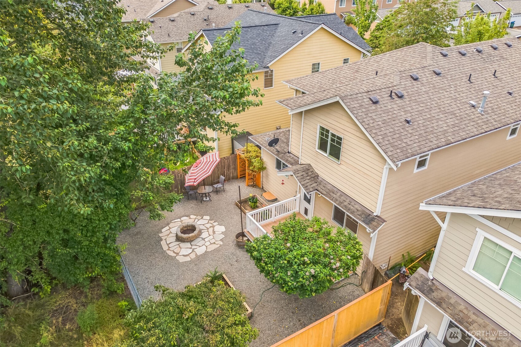 323 Helen Street Sedro-Woolley, WA 98284 - Photo 5 of 34 an aerial view of a house with yard