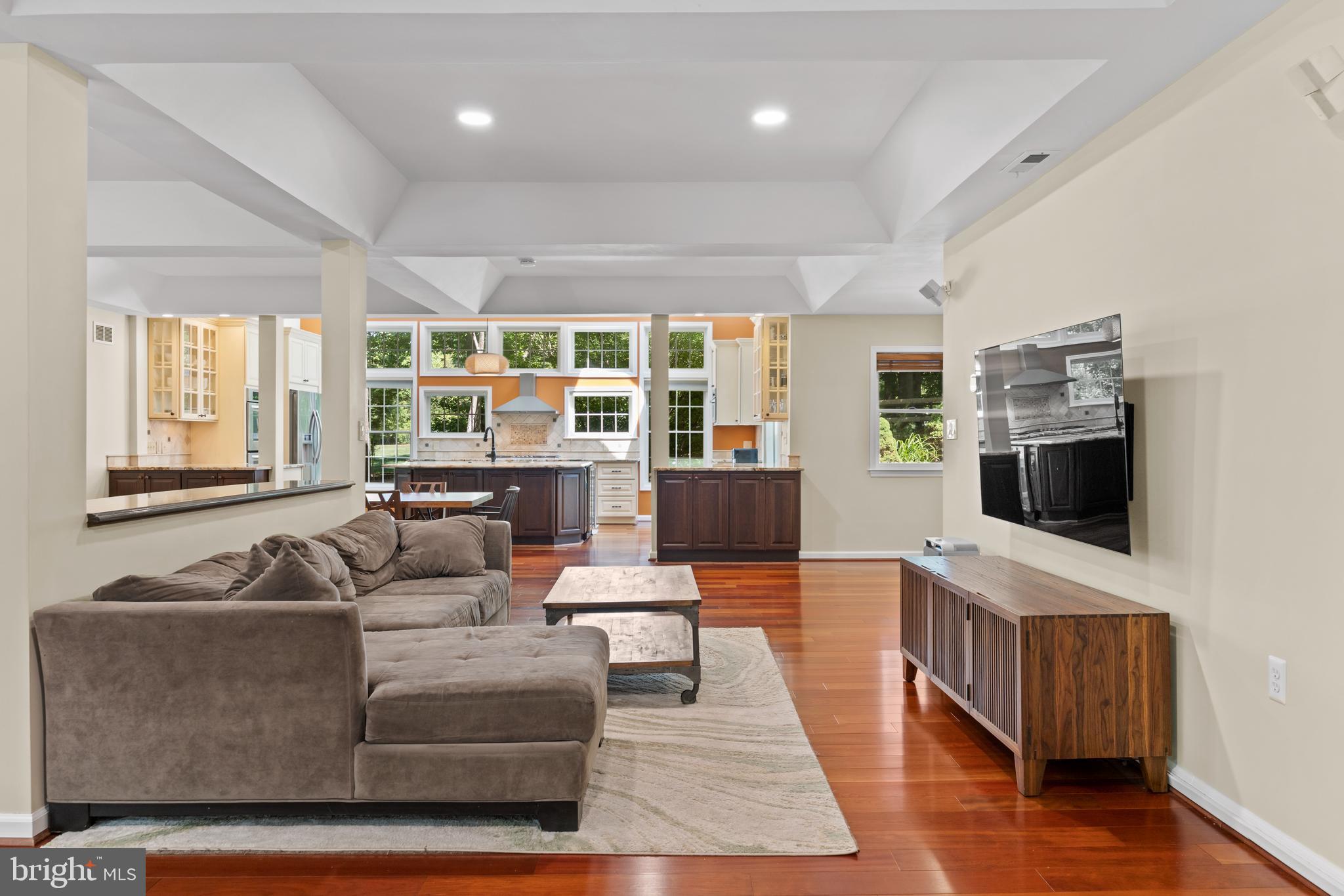 11019 Ring Road Reston, VA 20190 - Photo 6 of 78 a living room with furniture and a flat screen tv