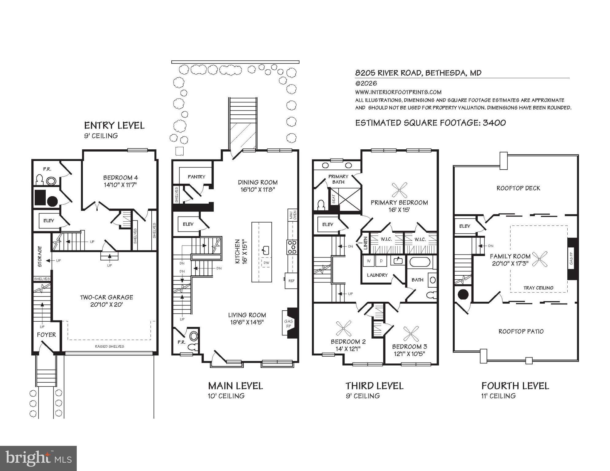 8205 River Road Bethesda, MD 20817 - Photo 47 of 47 Floor plans
