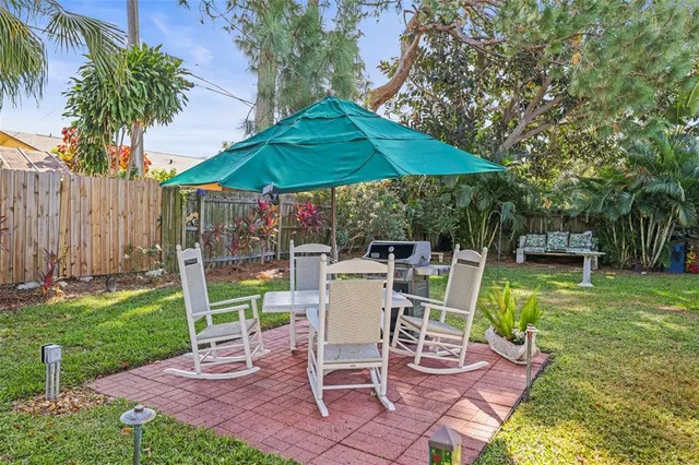 an aerial view of residential building with parking space