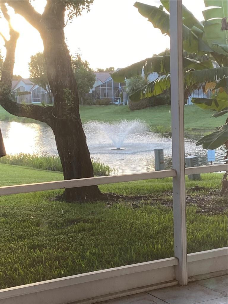22911 Royal Crown Terrace Boca Raton, FL 33433 - Photo 17 of 18 a view of a garden from a window