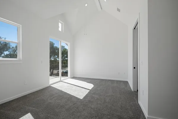 a view of an empty room