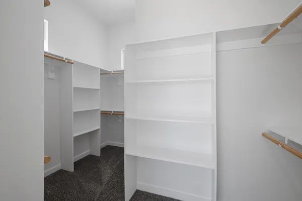 a view of empty room with windows