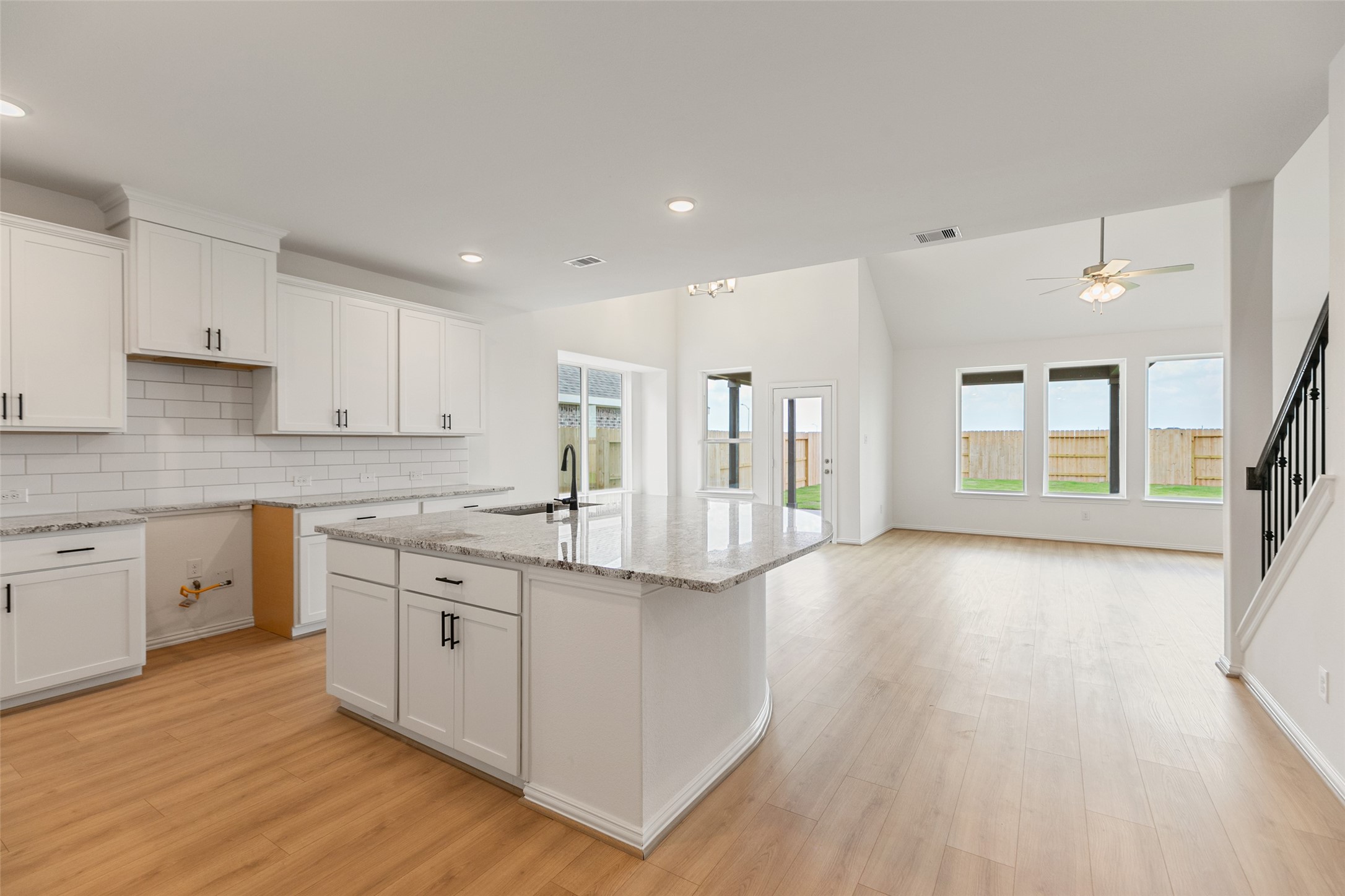 2805 Ruby Laurel Drive Iowa Colony, TX 77583 - Photo 9 of 39 a kitchen with stainless steel appliances granite countertop a stove and cabinets