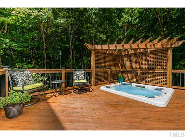 1205 Red Brick Road Garner, NC 27529 - Photo 17 of 19 a view of outdoor space with deck having patio