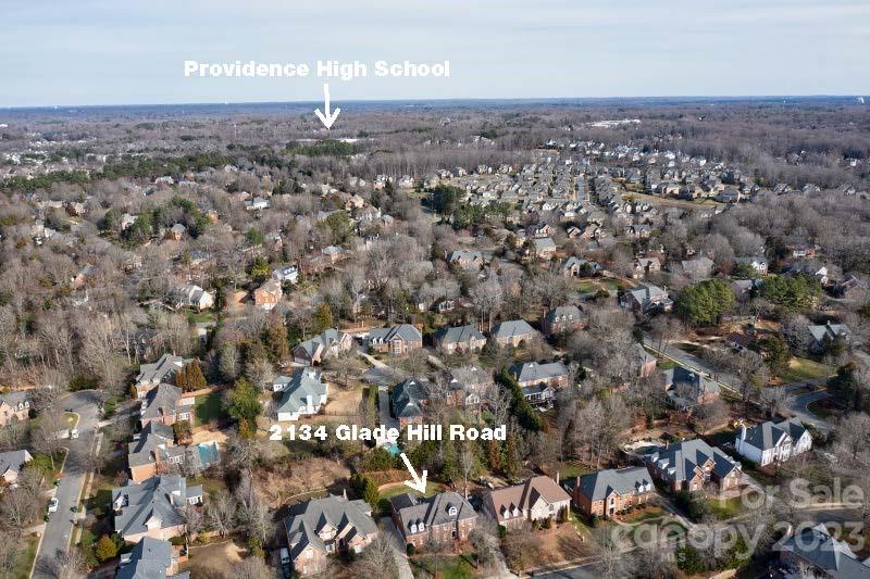 2134 Glade Hill Road Charlotte, NC 28270 - Photo 47 of 48 an aerial view of multiple house