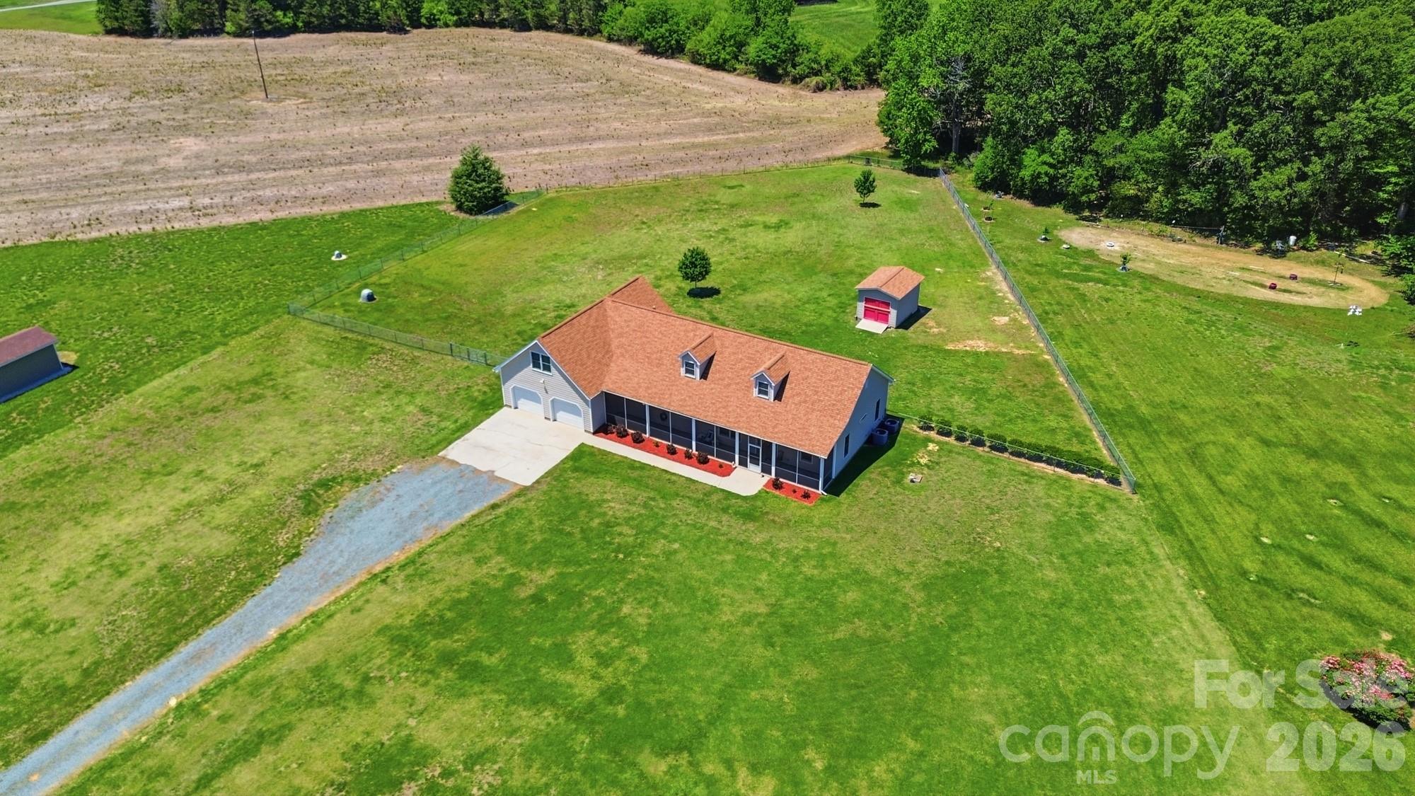 4415 Old Monroe Marshville Road Wingate, NC 28174 - Photo 27 of 28 an aerial view of a house