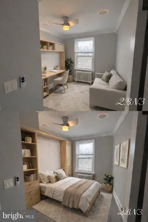 a view of an empty room