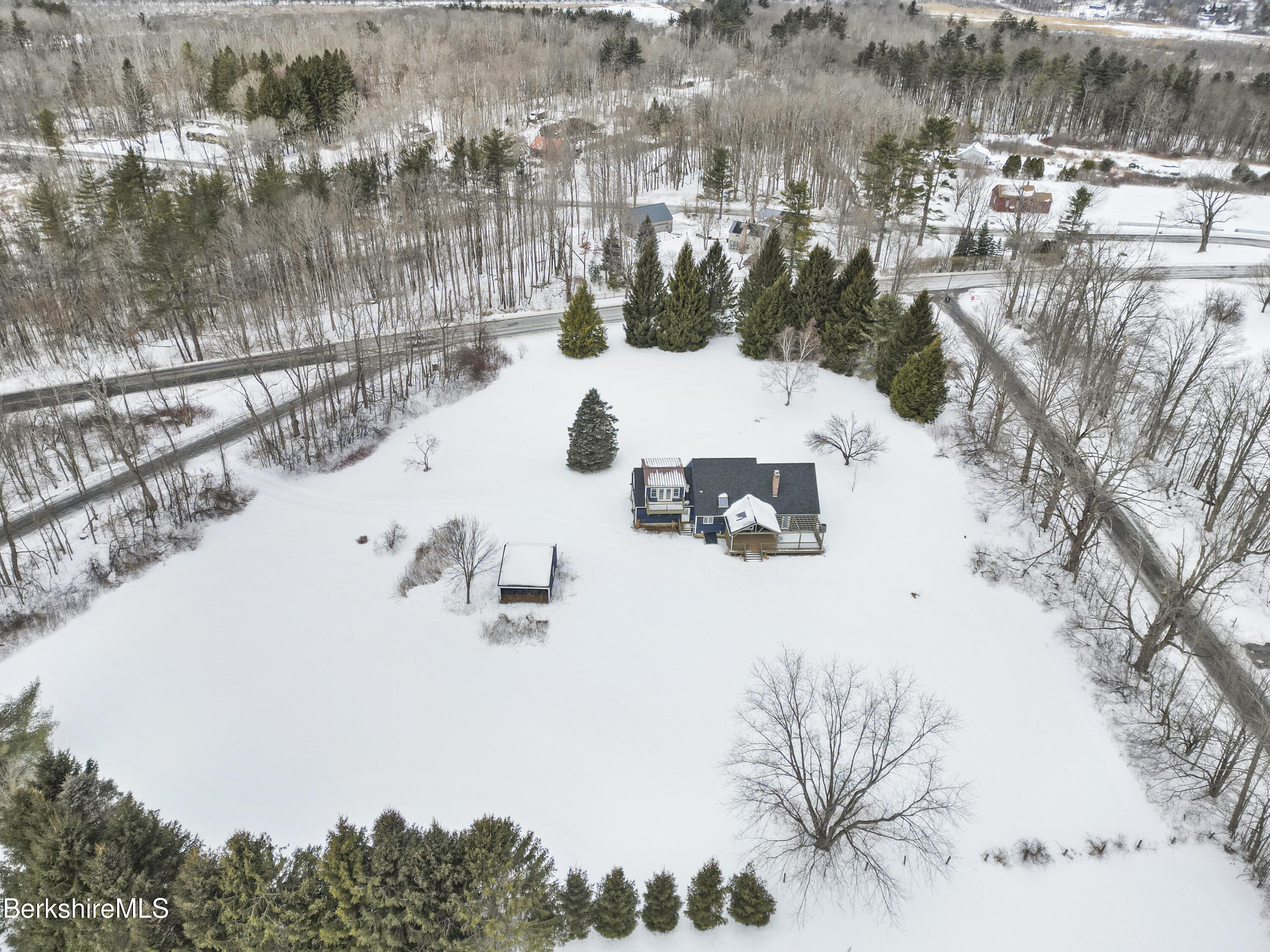 11 E Road Richmond, MA 01254 - Photo 11 of 65 Aerial View