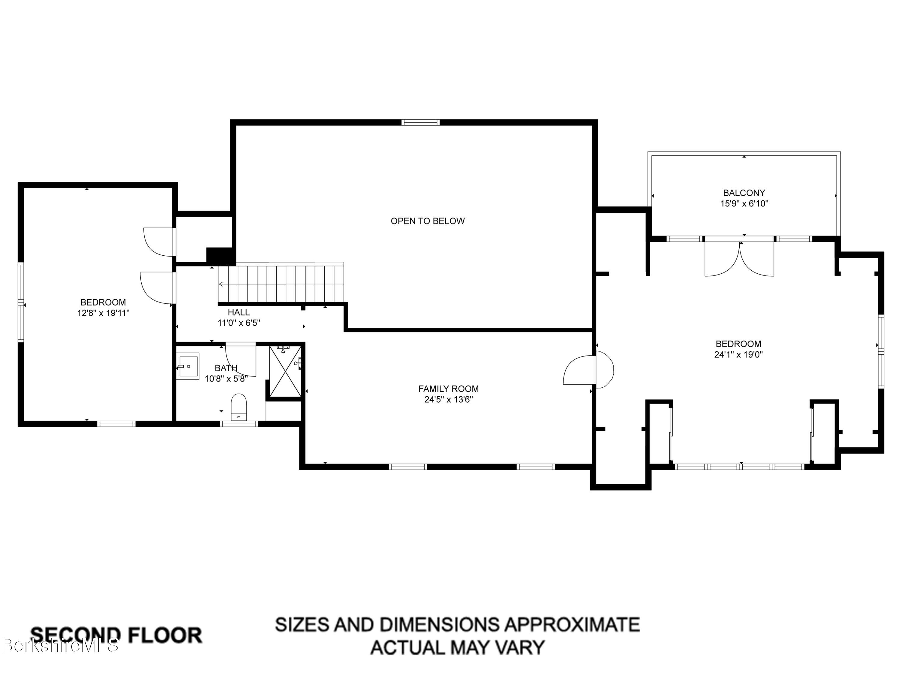 11 E Road Richmond, MA 01254 - Photo 64 of 65 2nd Level Floor Plan