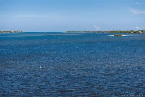 a view of an ocean and beach
