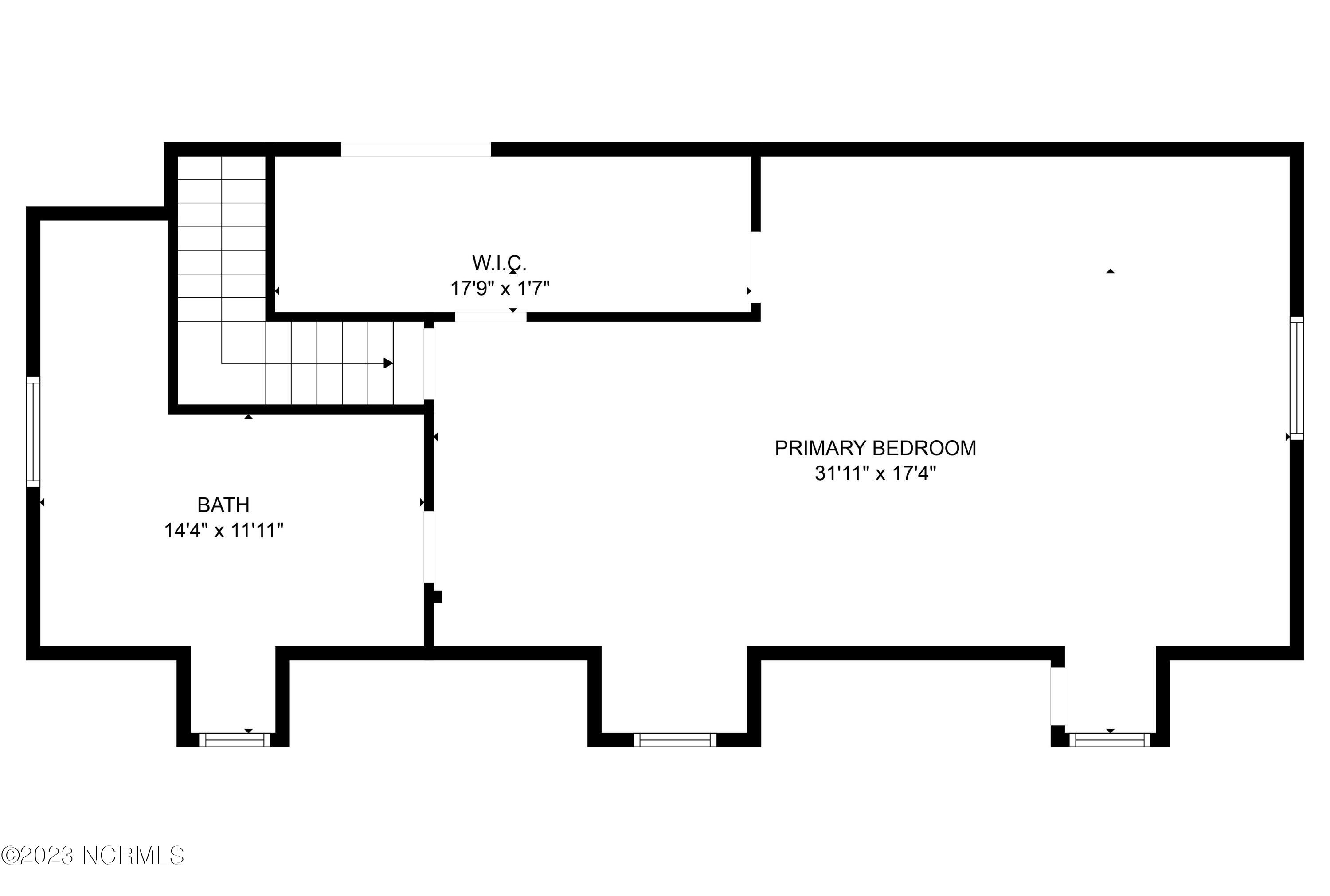 334 Sandlin Road Beulaville, NC 28518 - Photo 38 of 39 Second level floor plan