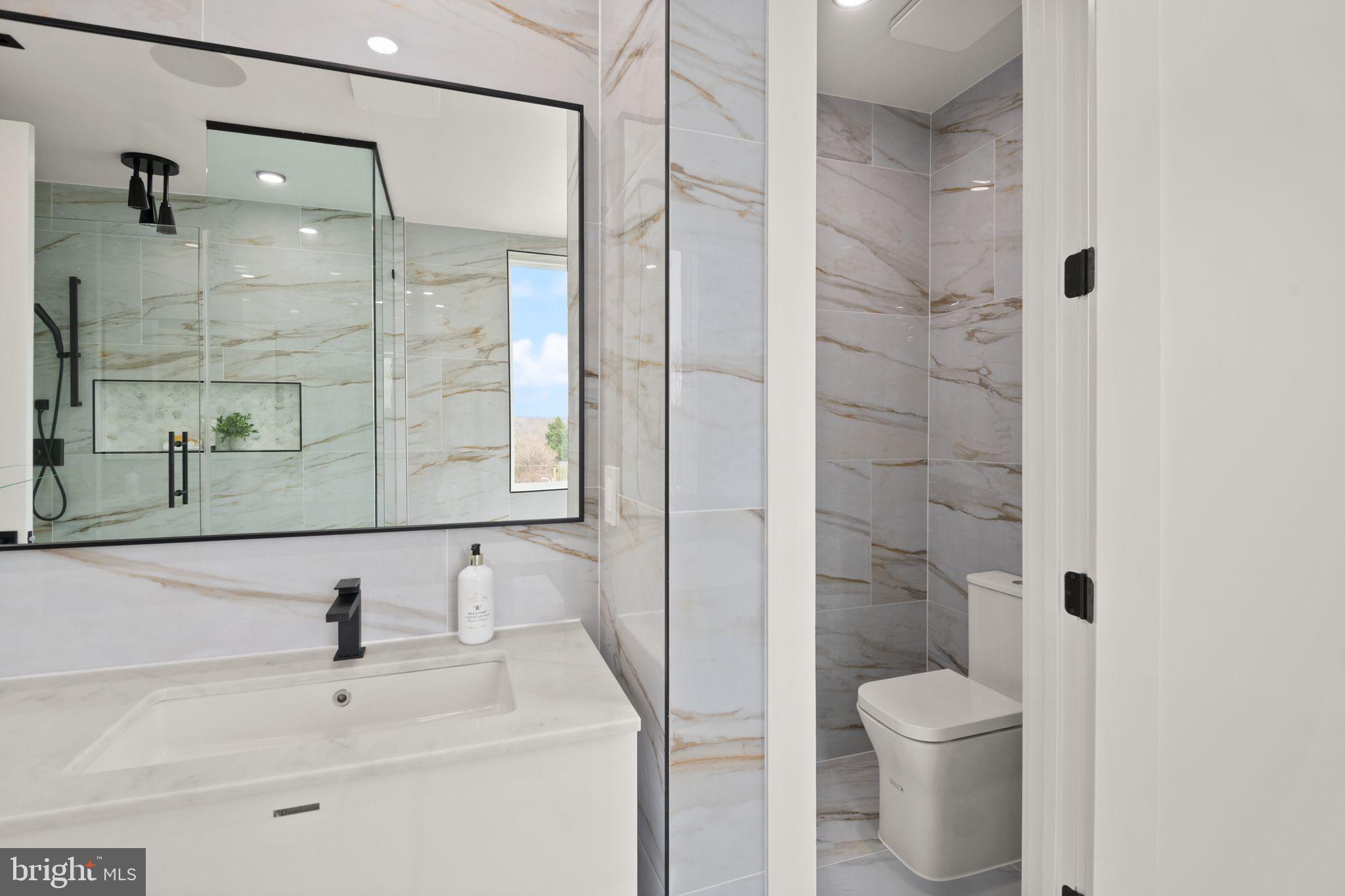1610 Foxhall Road Northwest Washington, DC 20007 - Photo 42 of 66 a bathroom with a sink and a mirror