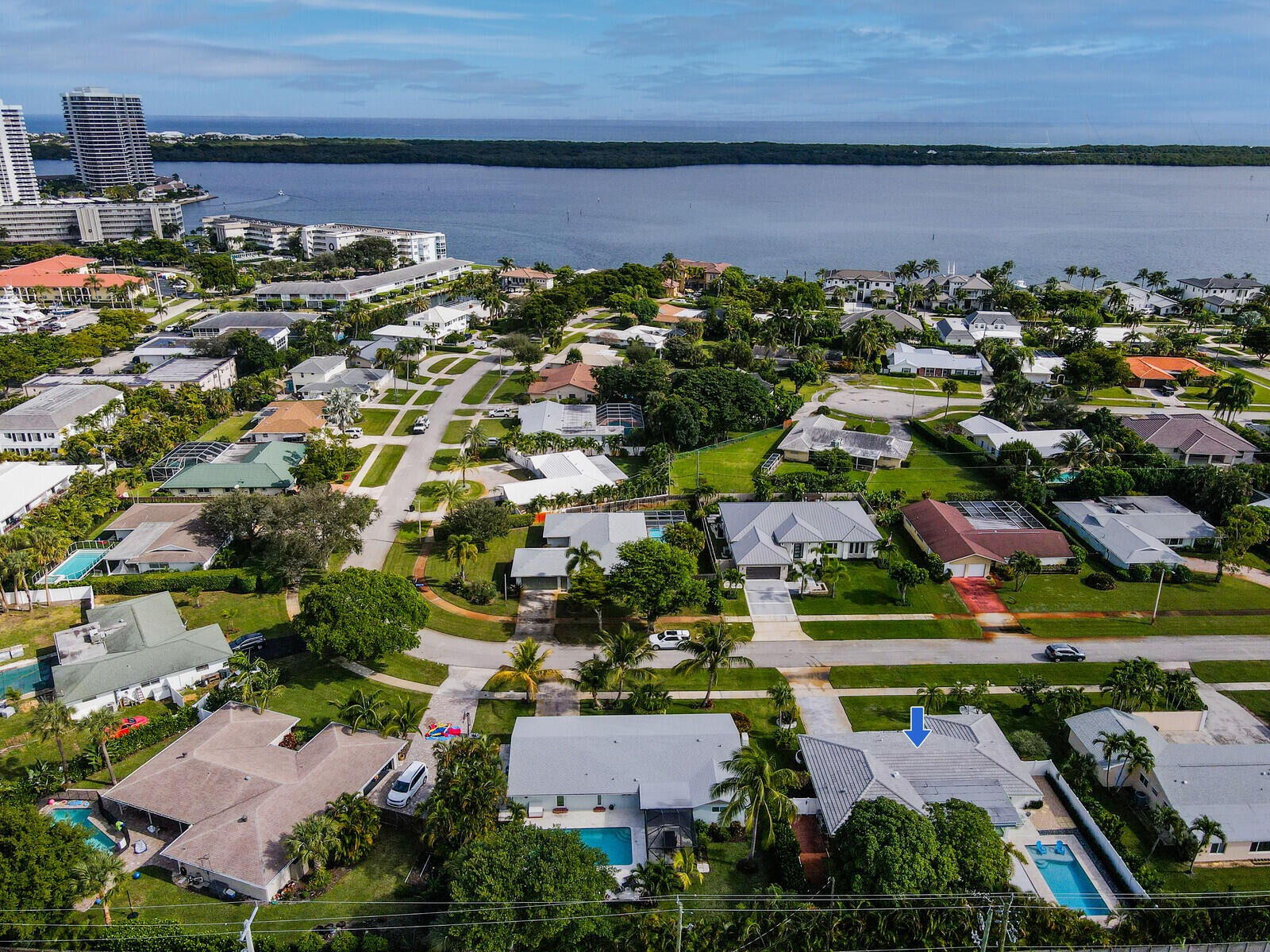 867 Fathom Road West North Palm Beach, FL 33408 - Photo 43 of 43 E Aerial View