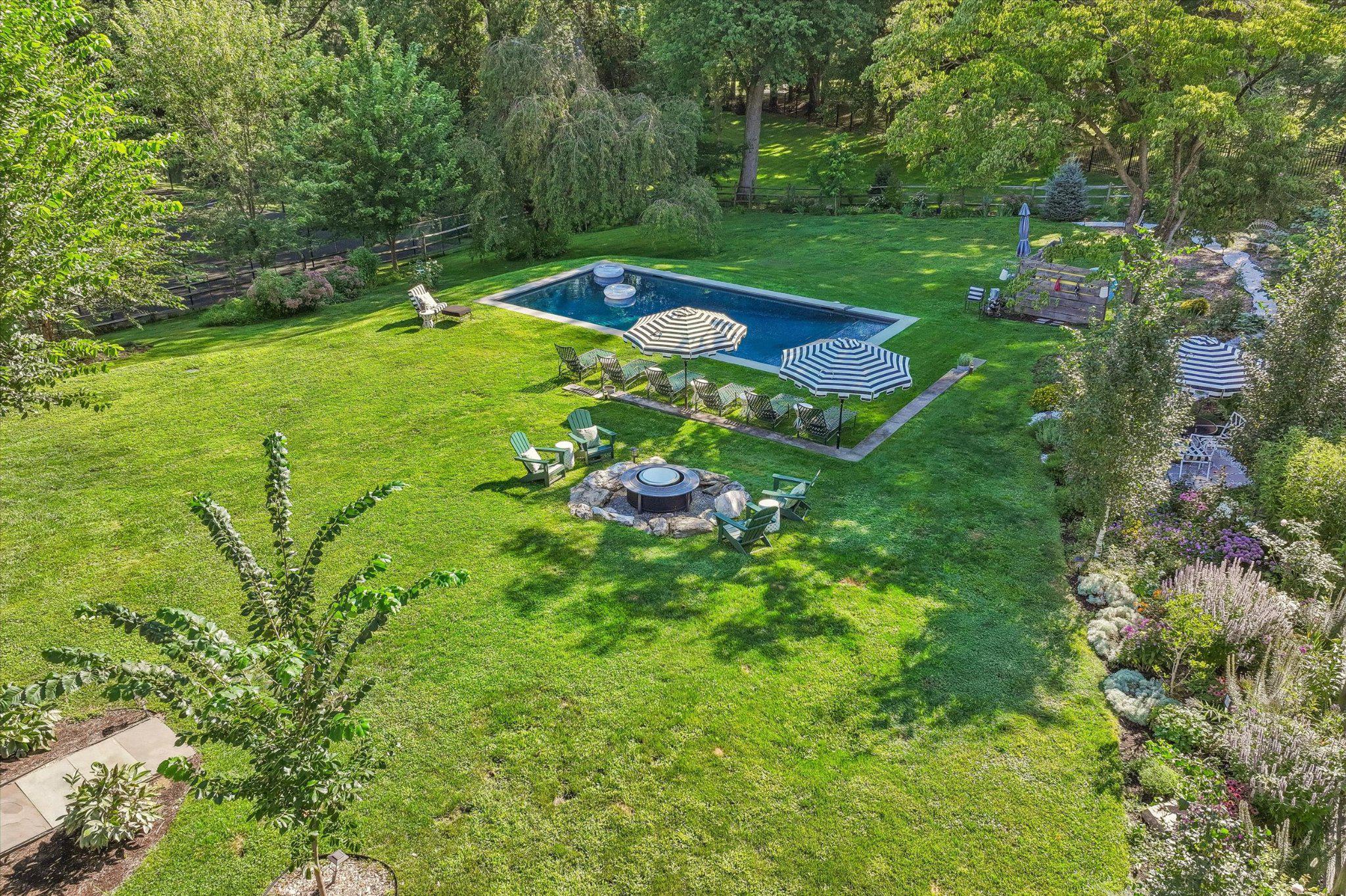 341 Sprague Road Penn Valley, PA 19072 - Photo 60 of 67 Serene backyard oasis with pool.