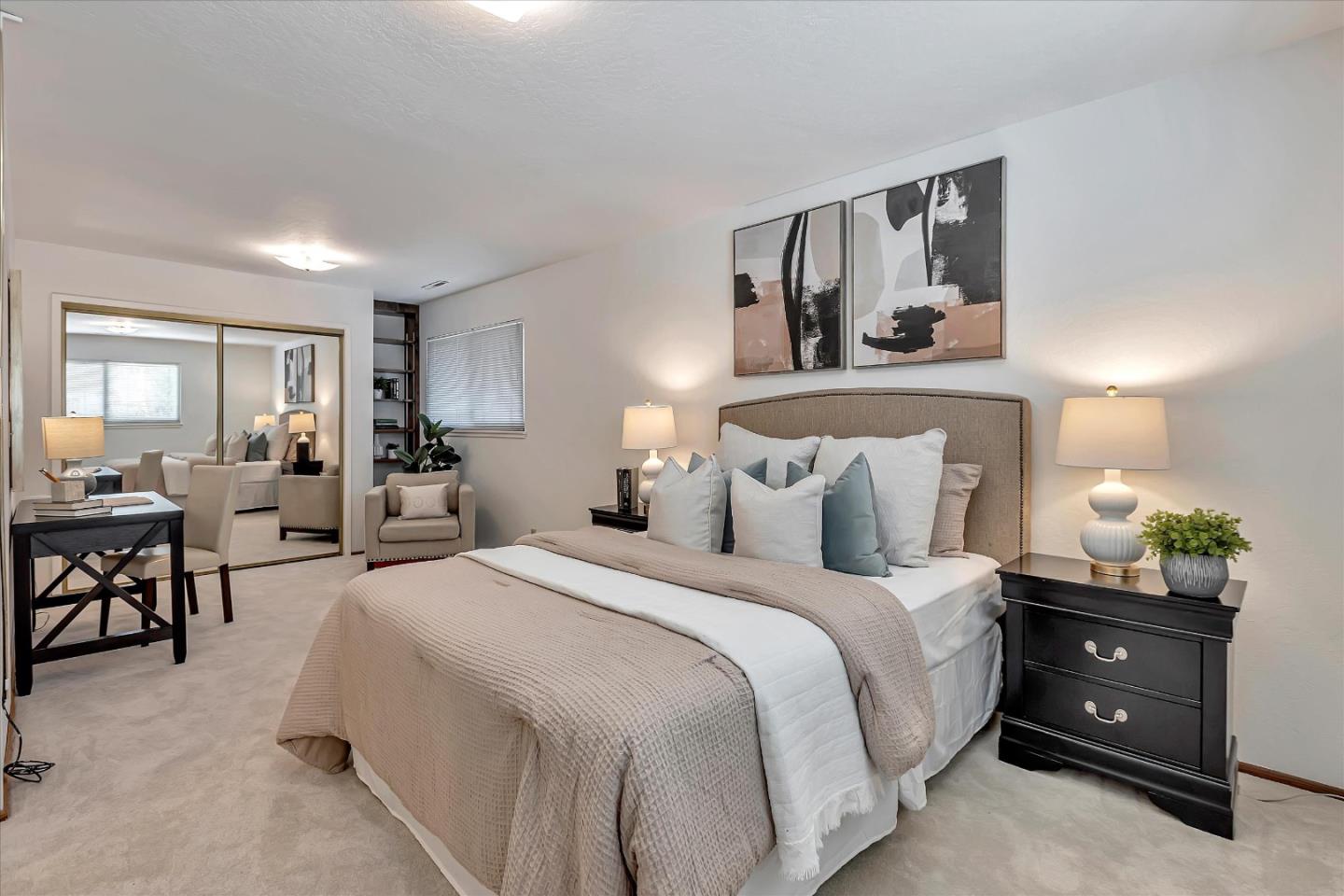 126 Brian Lane Santa Clara, CA 95051 - Photo 17 of 21 a bedroom with a bed and a dresser