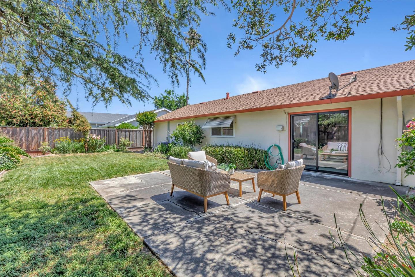 126 Brian Lane Santa Clara, CA 95051 - Photo 20 of 21 a view of a house with backyard and sitting area