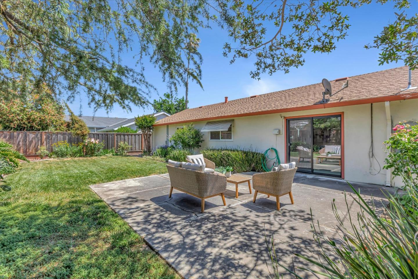 126 Brian Lane Santa Clara, CA 95051 - Photo 21 of 21 a view of a house with backyard and sitting area