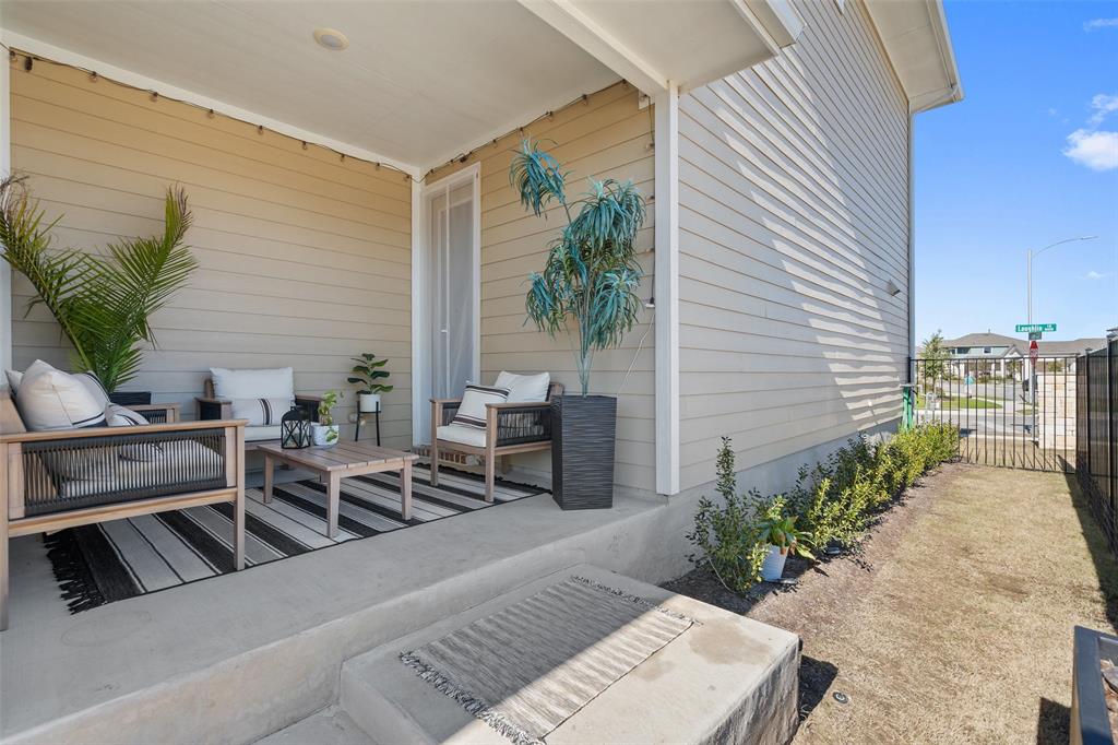 8419 Laughlin Lane Austin, TX 78744 - Photo 32 of 40 View of patio featuring an outdoor hangout area