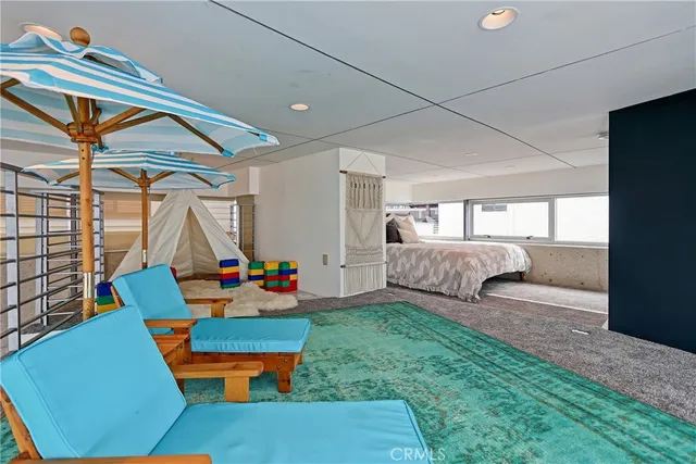 a play room with toys