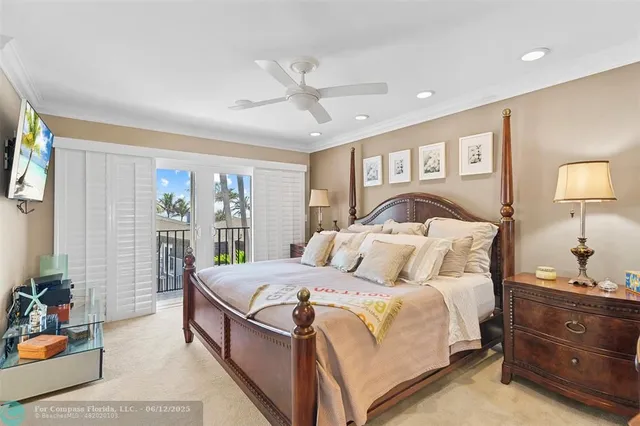 a view of balcony with a palm tree