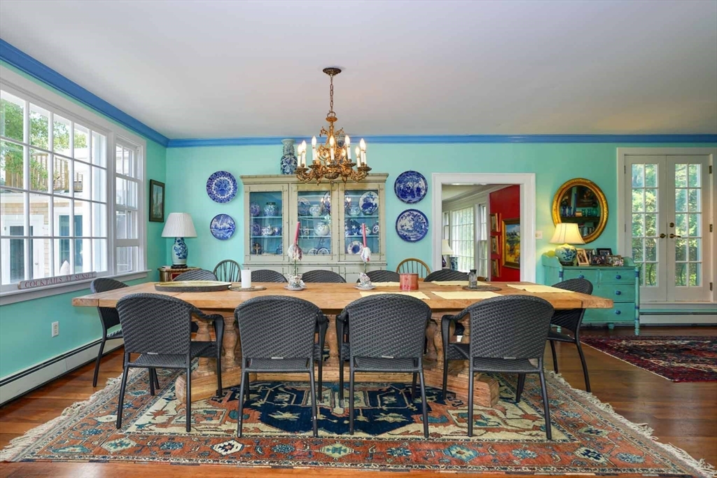 1 Louis Field Road Edgartown, MA 02539 - Photo 17 of 23 a view of a dining room with furniture window and outside view