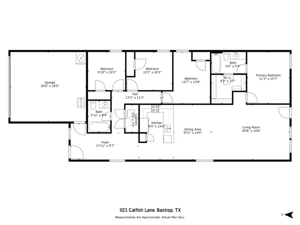 $2,000 | 1123 Catfish Lane, Bastrop, TX 78602