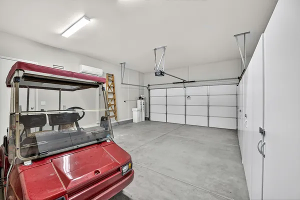 a room with gym equipment