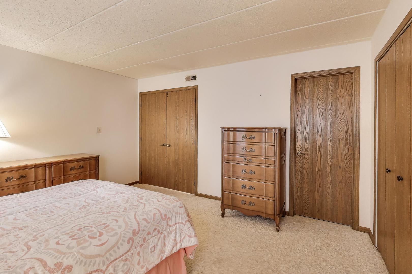 462 South President Street, Unit 202 Carol Stream, IL 60188 - Photo 15 of 26 a bedroom with a bed and cabinets