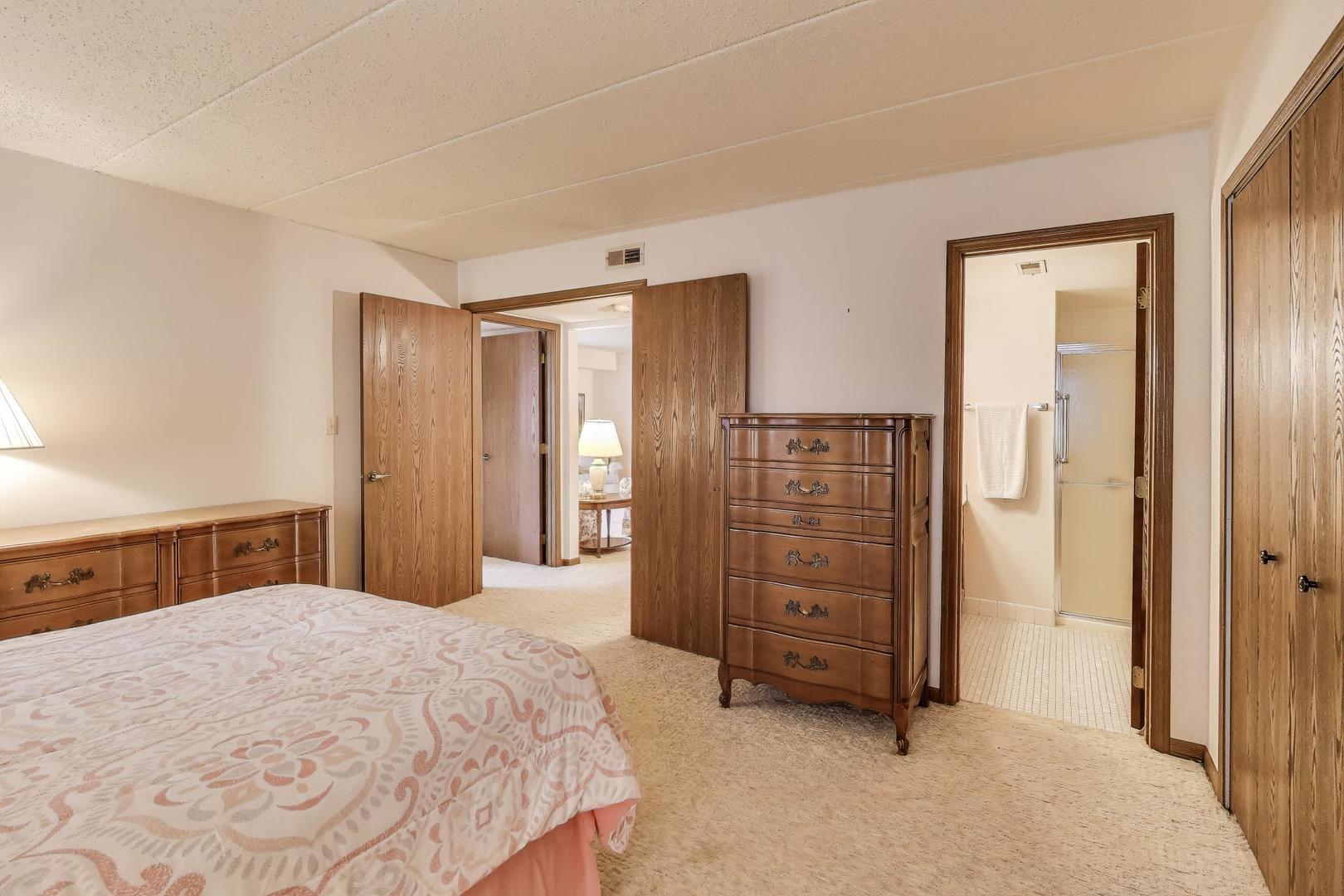 462 South President Street, Unit 202 Carol Stream, IL 60188 - Photo 16 of 26 a bedroom with a bed and closet