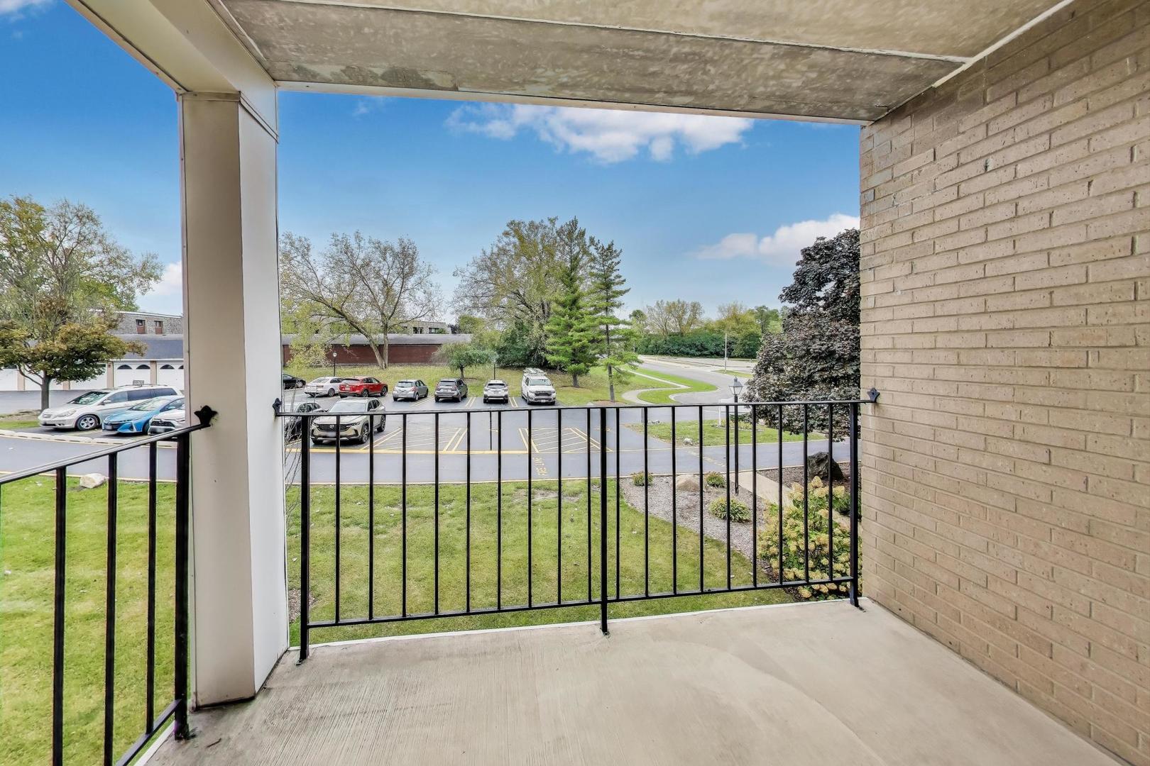462 South President Street, Unit 202 Carol Stream, IL 60188 - Photo 21 of 26 a view of a balcony with an outdoor space