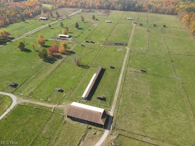 5280 Avon Lake Road Litchfield, OH 44253 - Photo 25 of 27 Aerial view with a rural view