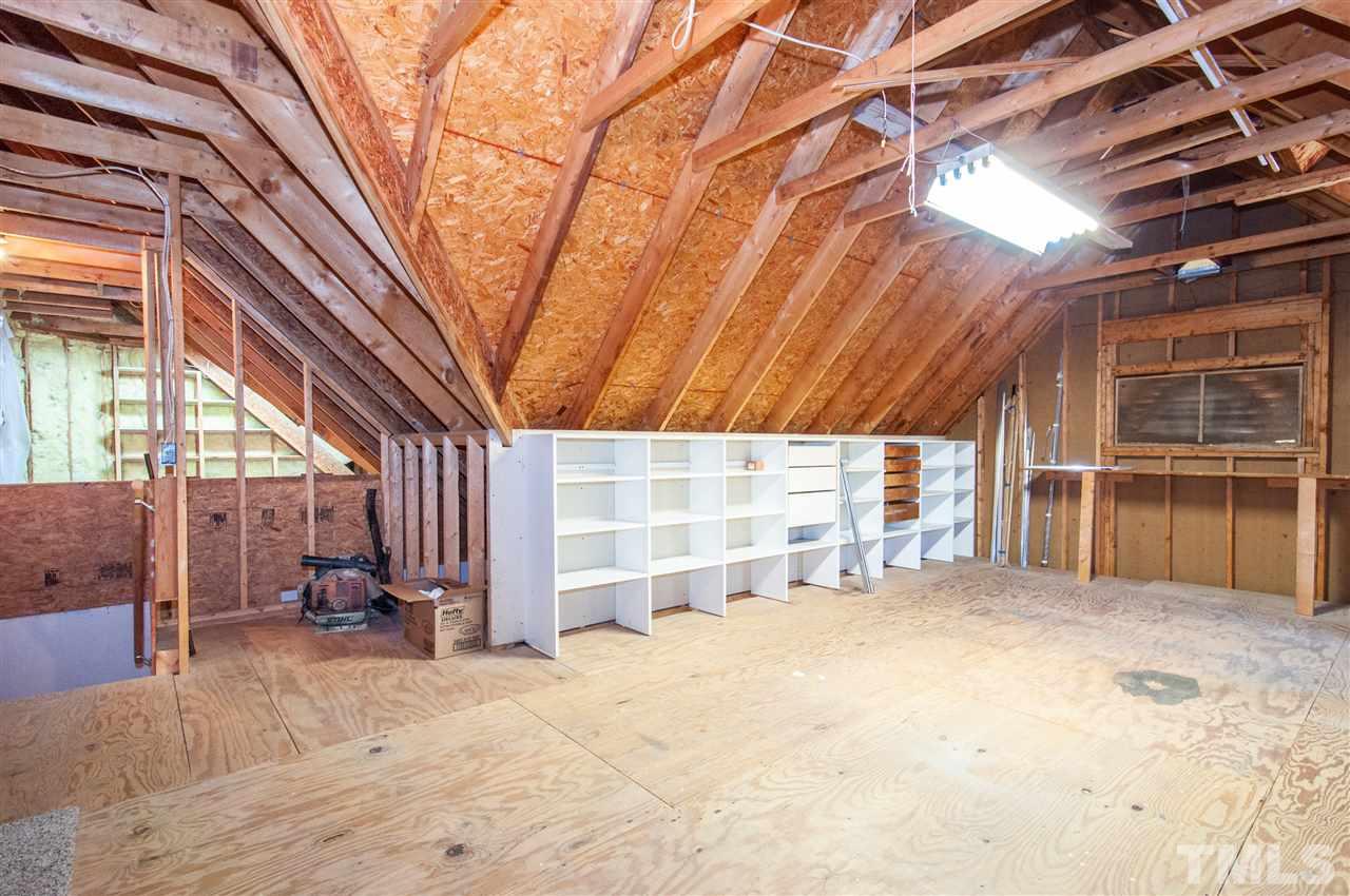 5805 North Beaver Lane Raleigh, NC 27604 - Photo 20 of 30 w/staircase to garage