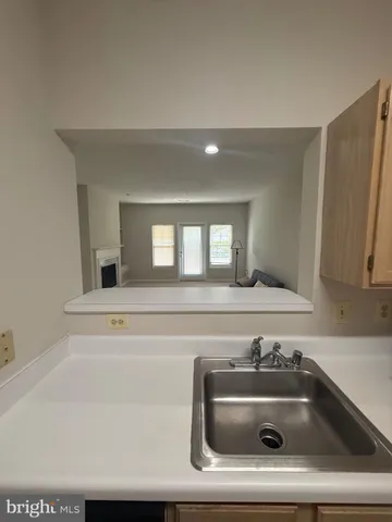 a close view of sink and tap