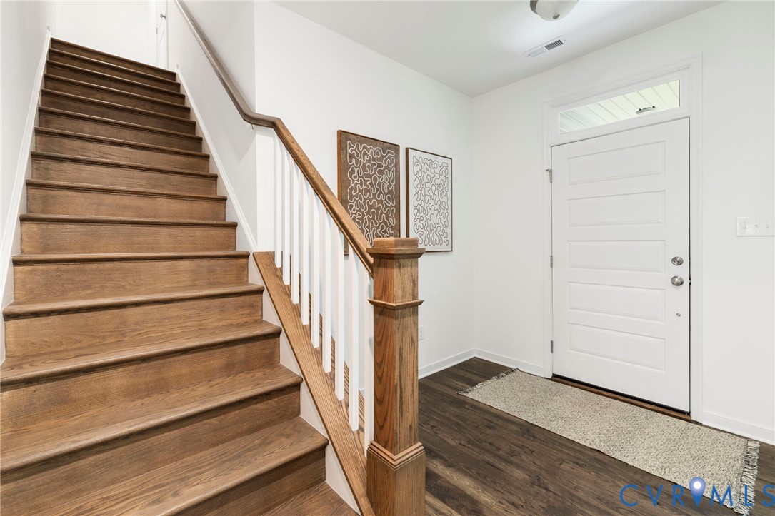 13030 Alsandair Drive Chesterfield, VA 23838 - Photo 11 of 33 Foyer entrance with dark wood-type flooring