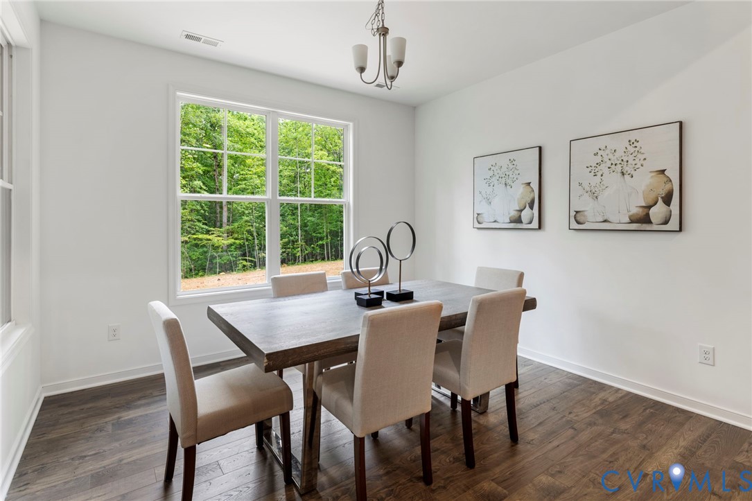 13030 Alsandair Drive Chesterfield, VA 23838 - Photo 18 of 33 Dining room featuring dark wood-type flooring and