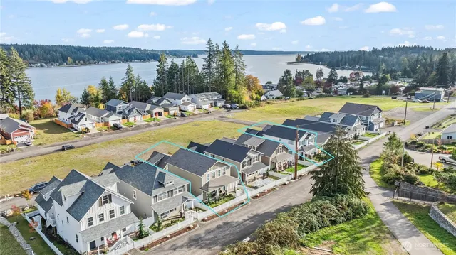 a view of a swimming pool and outdoor space