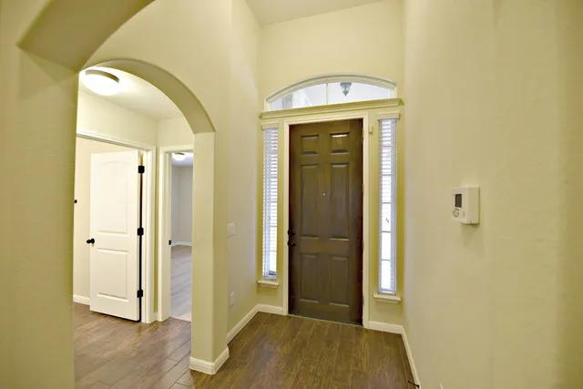 wooden floor in an empty room