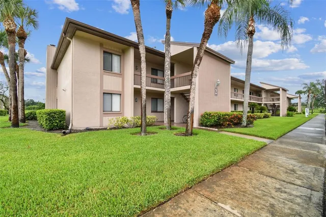 a view of a yard in front of a house
