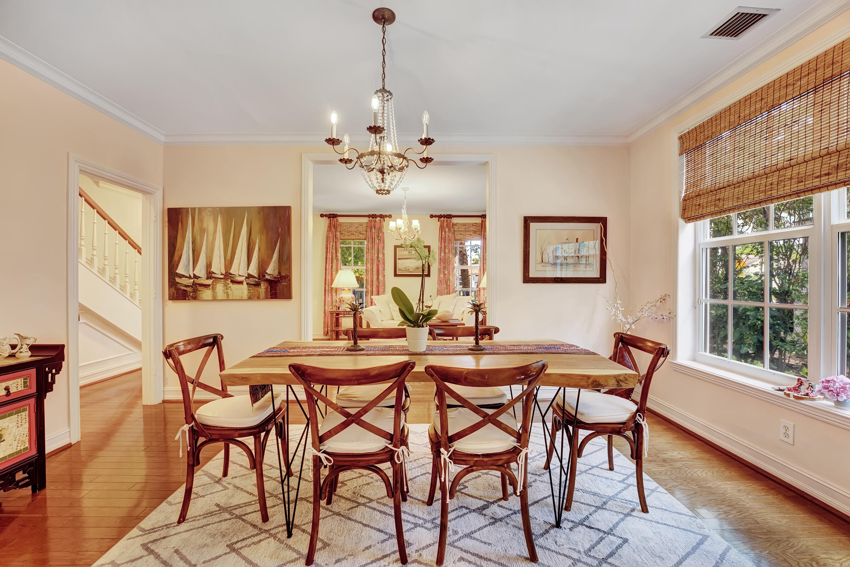 306 North Swinton Avenue Delray Beach, FL 33444 - Photo 41 of 53 a view of a dining room with furniture window and outside view