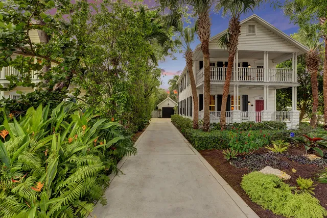a front view of a multi story residential apartment buildings