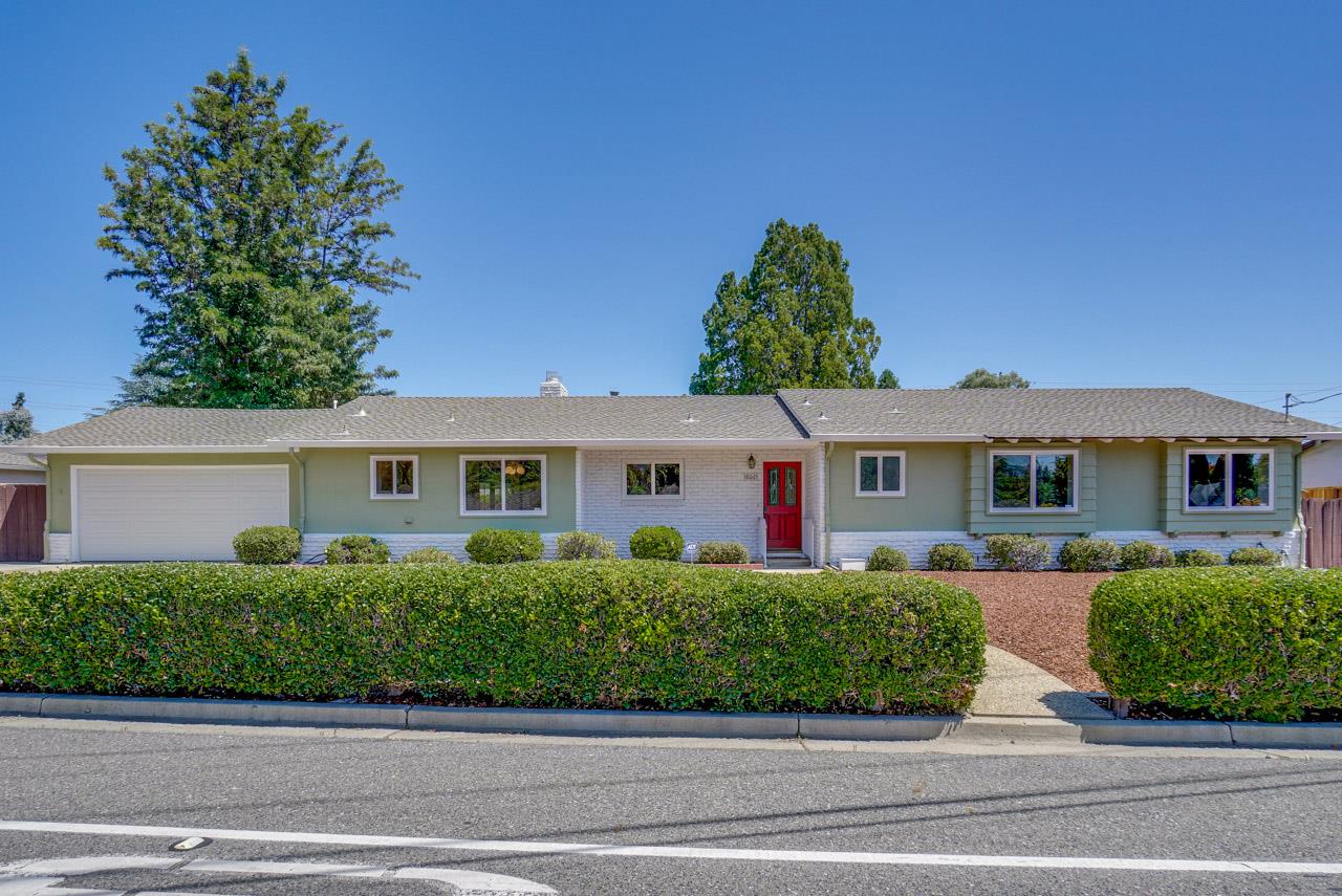 18665 Aspesi Drive Saratoga, CA 95070 - Photo 2 of 39 a front view of a house with a yard