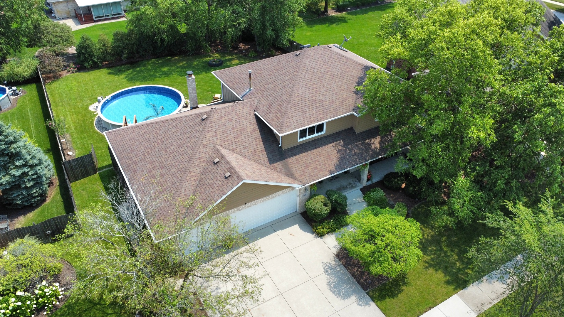 19451 Lancaster Drive Mokena, IL 60448 - Photo 1 of 32 an aerial view of a house