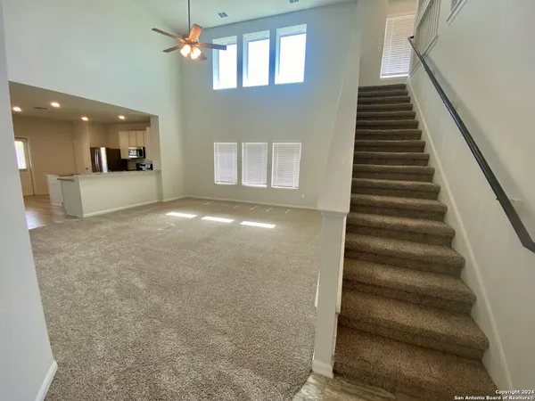 a view of empty room with a window